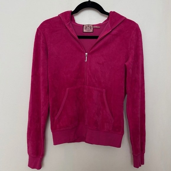 Juicy Couture Pink Zip-Up Hoodie - Picture 2 of 6